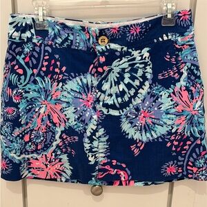 Lilly Pulitzer Bright Firework Skort